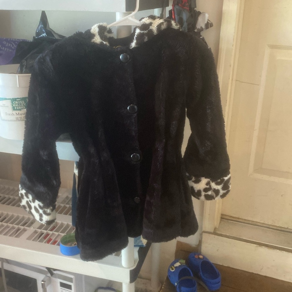 Winter coat furry softy